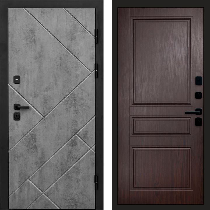 Входная дверь Termo-door Стоун Бетон - Класскика Венге