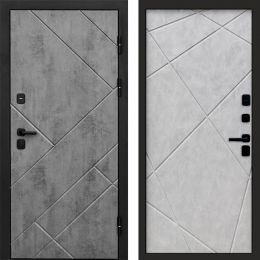 Входная дверь Termo-door Стоун Бетон - Лучи Бетон светлый