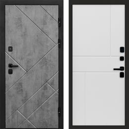 Входная дверь Termo-door Стоун Бетон - Горизонт Белый
