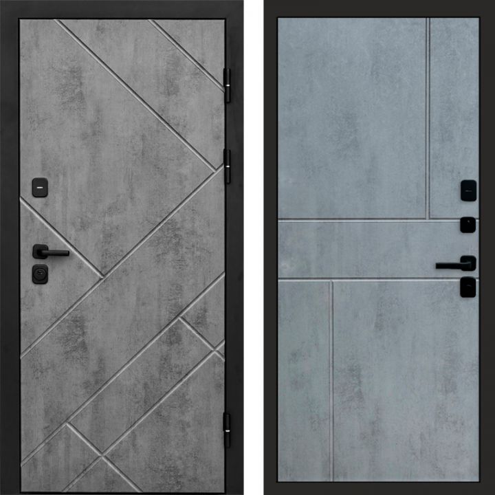 Входная дверь Termo-door Стоун Бетон - Горизонт Бетон темный