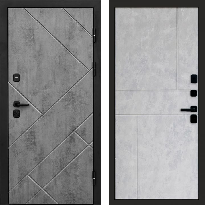 Входная дверь Termo-door Стоун Бетон - Горизонт Бетон светлый