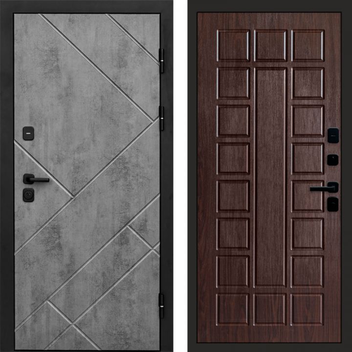 Входная дверь Termo-door Стоун Бетон - Престиж Венге