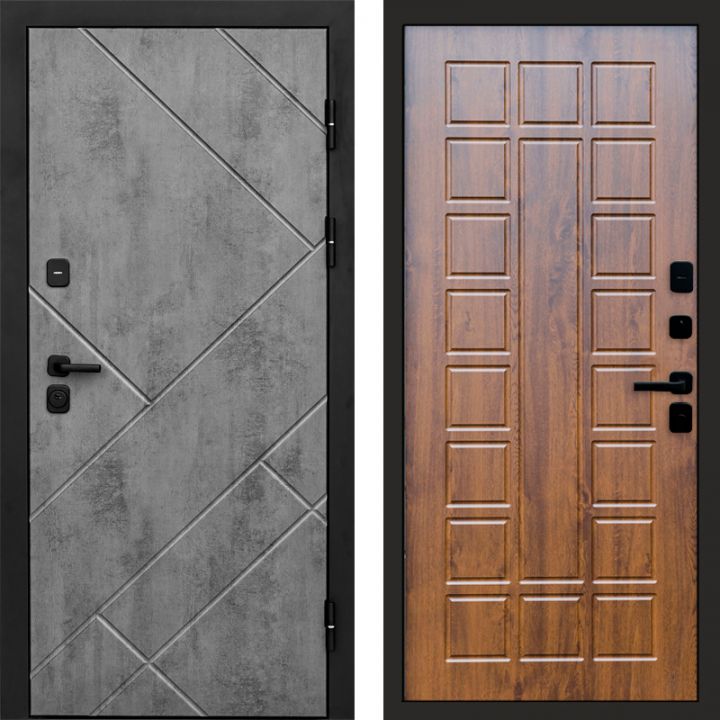 Входная дверь Termo-door Стоун Бетон - Престиж Дуб