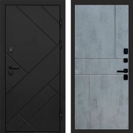 Входная дверь Termo-door Стоун Black - Горизонт Бетон темный