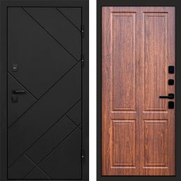 Входная дверь Termo-door Стоун Black - Орех стандарт