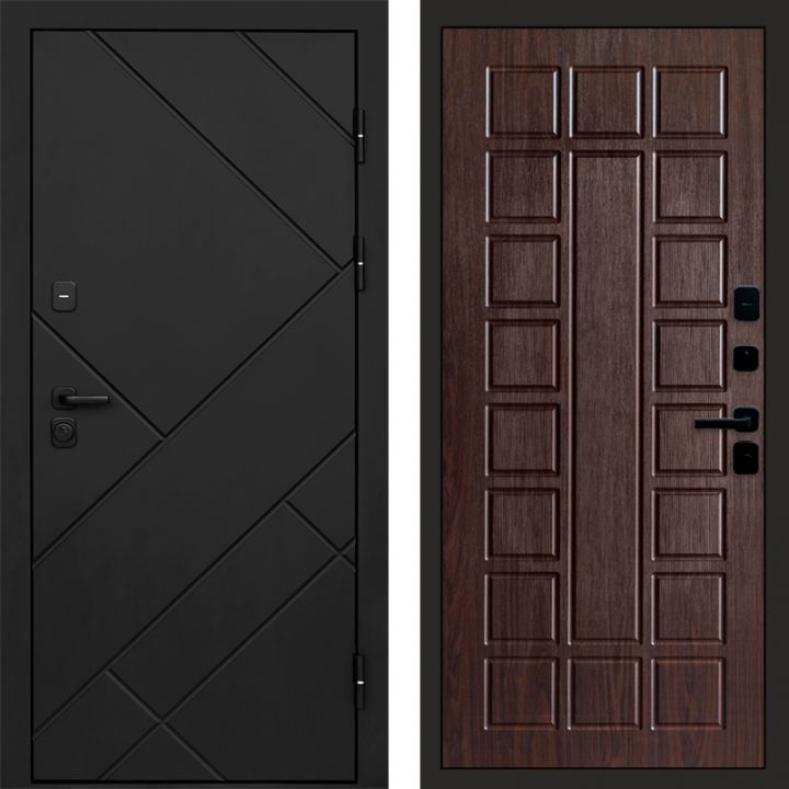 Входная дверь Termo-door Стоун Black - Престиж Венге