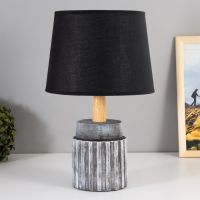 Настольная лампа "Сандра" Е14 40Вт черный 22х22х36 см RISALUX