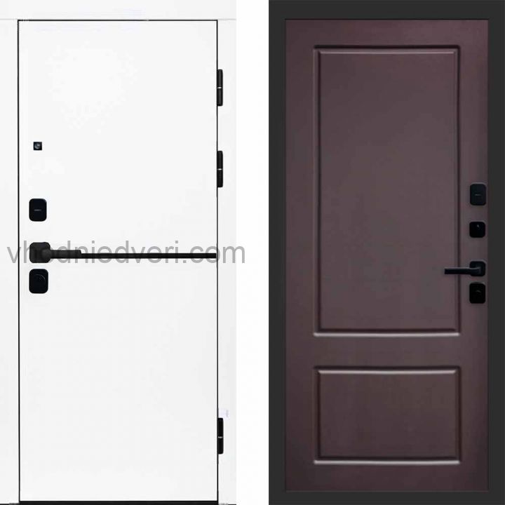 Входная дверь Termo-door Тренд WHITE - Марсель Шоколад