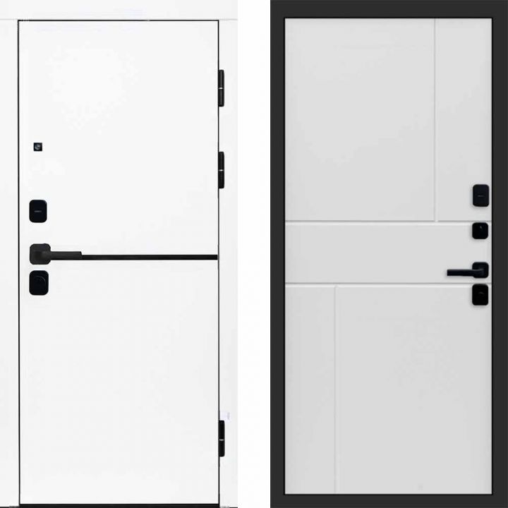 Входная дверь Termo-door Тренд WHITE - Горизонт Белый