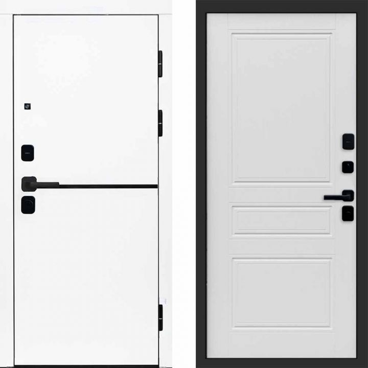 Входная дверь Termo-door Тренд WHITE - Классик Лиственница