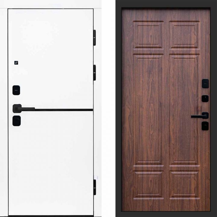 Входная дверь Termo-door Тренд WHITE - Премиум Орех