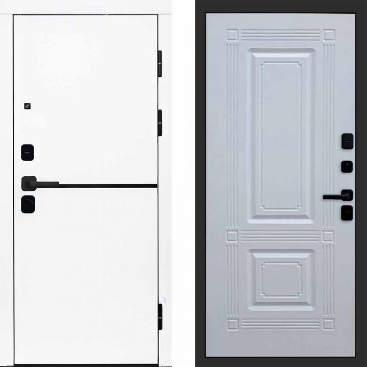 Входная дверь Termo-door Тренд WHITE - Мадрид Белый софт