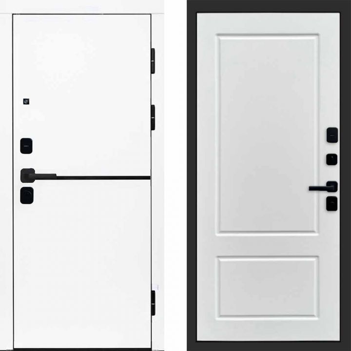 Входная дверь Termo-door Тренд WHITE - Марсель Белый софт