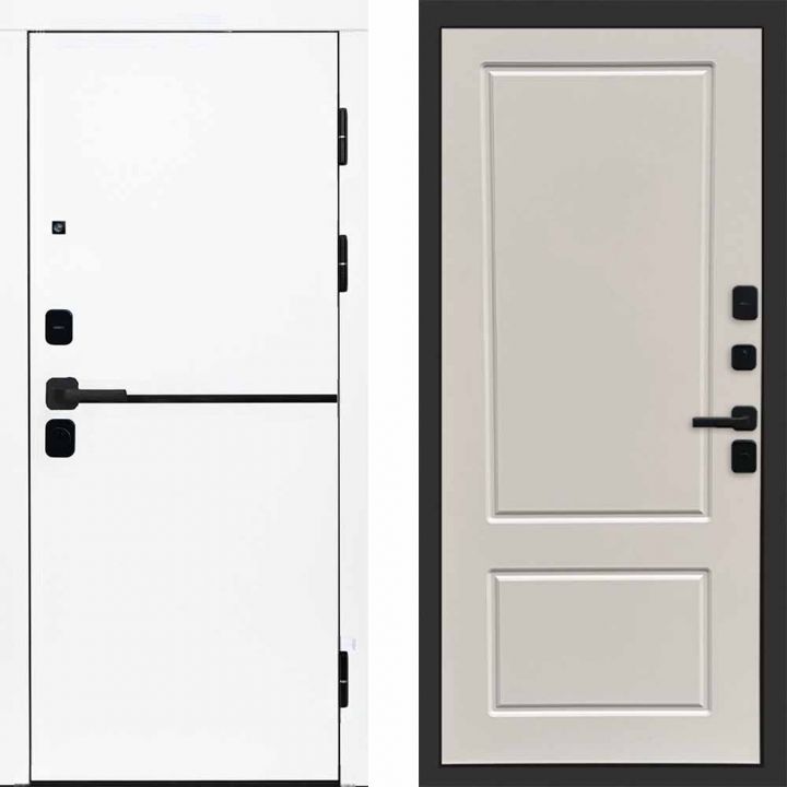 Входная дверь Termo-door Тренд WHITE - Марсель Слоновая кость