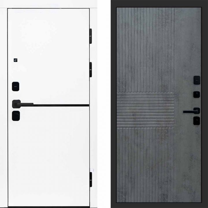 Входная дверь Termo-door Тренд WHITE - Мастино Бетон темный