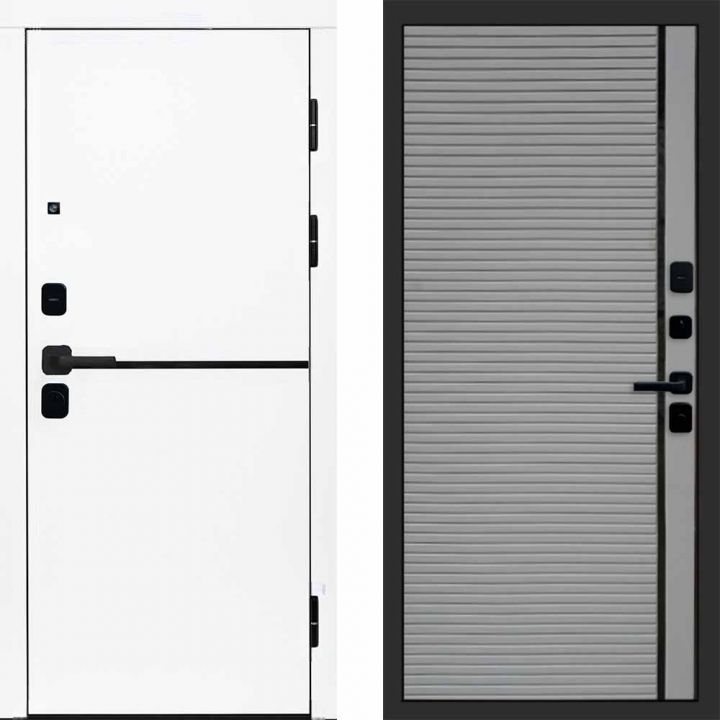 Входная дверь Termo-door Тренд WHITE - Porte Грей софт