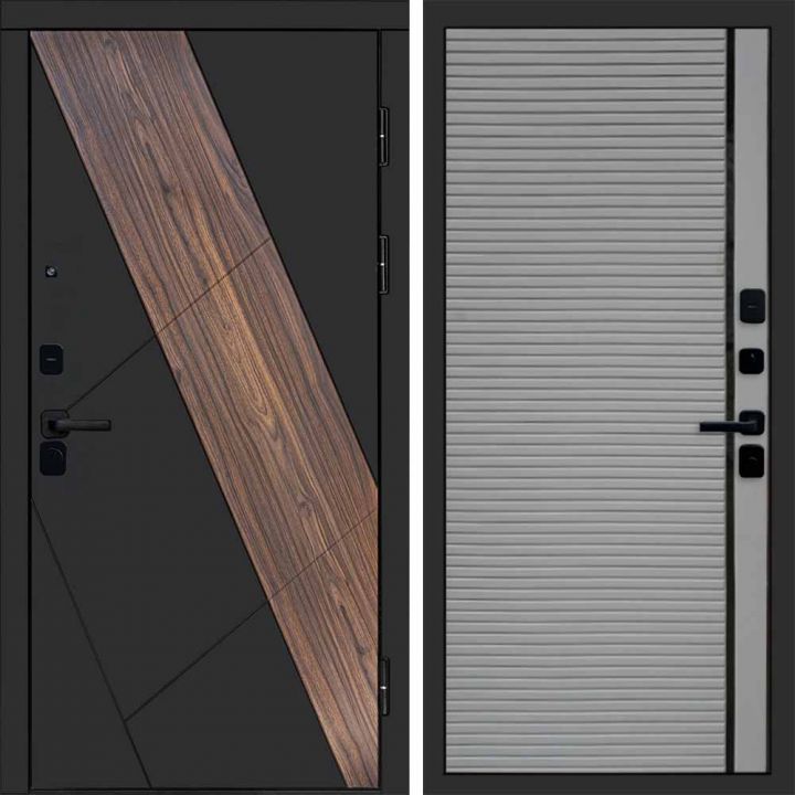 Входная дверь Termo-door Нова - Porte Грей софт