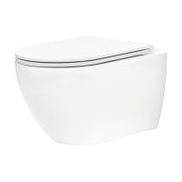 Белый подвесной унитаз TECESpring R со смывом Tornado и сиденьем микролифт 9700998 схема 1