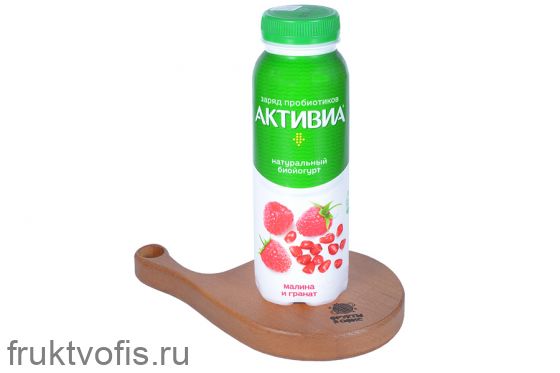 Био йогурт Активиа питьевой малина-гранат 2,1% 260г