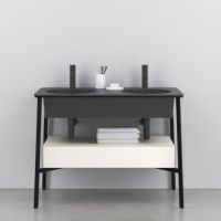 Cielo I Catini Catino Doppio раковина 1100x540x180 мм, две чаши, без отверстий под сметитель, без перелива схема 1