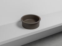 Cielo Catino 65 раковина  450х160 мм, накладная, круглая, без отверстий для смесителя, без перелива схема 10