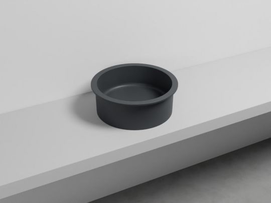 Cielo Catino 65 раковина  450х160 мм, накладная, круглая, без отверстий для смесителя, без перелива схема 15