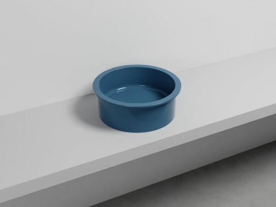 Cielo Catino 65 раковина  450х160 мм, накладная, круглая, без отверстий для смесителя, без перелива схема 19