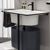 Cielo Elle раковина 700х500х200 мм, накладная, без отверстий для смесителя, без перелива схема 1