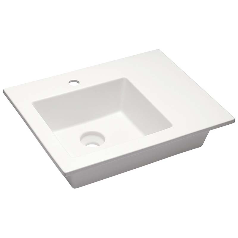 Изображение Cielo Era раковина 600х460х140 мм, накладная/подвесная, чаша слева, без отверстия для смесителя, без перелива, в комплекте крепление