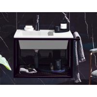 Cielo Era раковина 600х460х140 мм, накладная/подвесная, чаша слева, без отверстия для смесителя, без перелива, в комплекте крепление схема 3