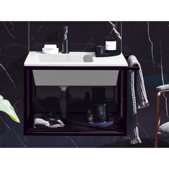 Cielo Era раковина 600х460х140 мм, накладная/подвесная, чаша слева, без отверстия для смесителя, без перелива, в комплекте крепление схема 3