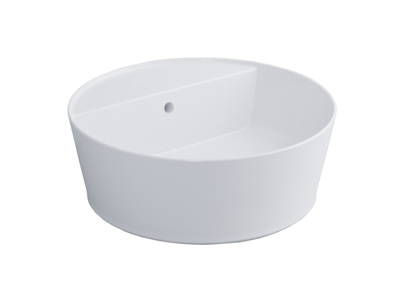 Cielo Le Bacinelle Handy раковина 450 450х168 мм, без отверстия для смесителя, с переливом