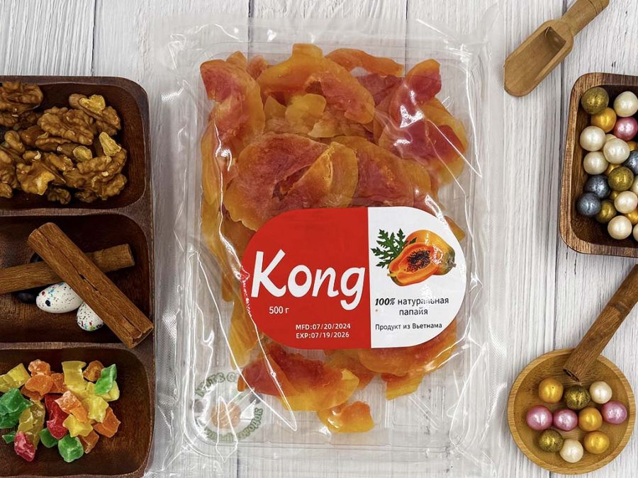 Папайя сушеная Kong 500гр