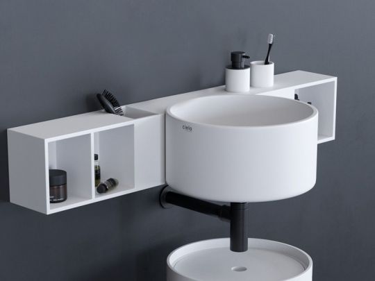 Cielo Sella раковина 400х480х200 мм, накладная, без отверстий для смесителя, без перелива схема 3