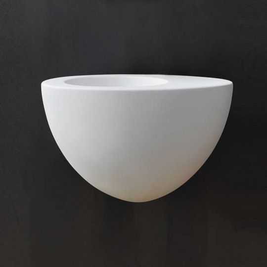 Cielo Le Giare раковина 560x450х350 мм, подвесная, без отверстия для смесителя, без перелива, с креплением схема 2