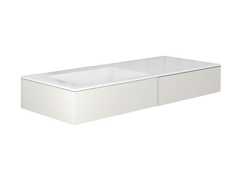 Изображение Cielo Milano раковина 1200х500х200 мм, накладная, без отверстий для смесителя, без перелива