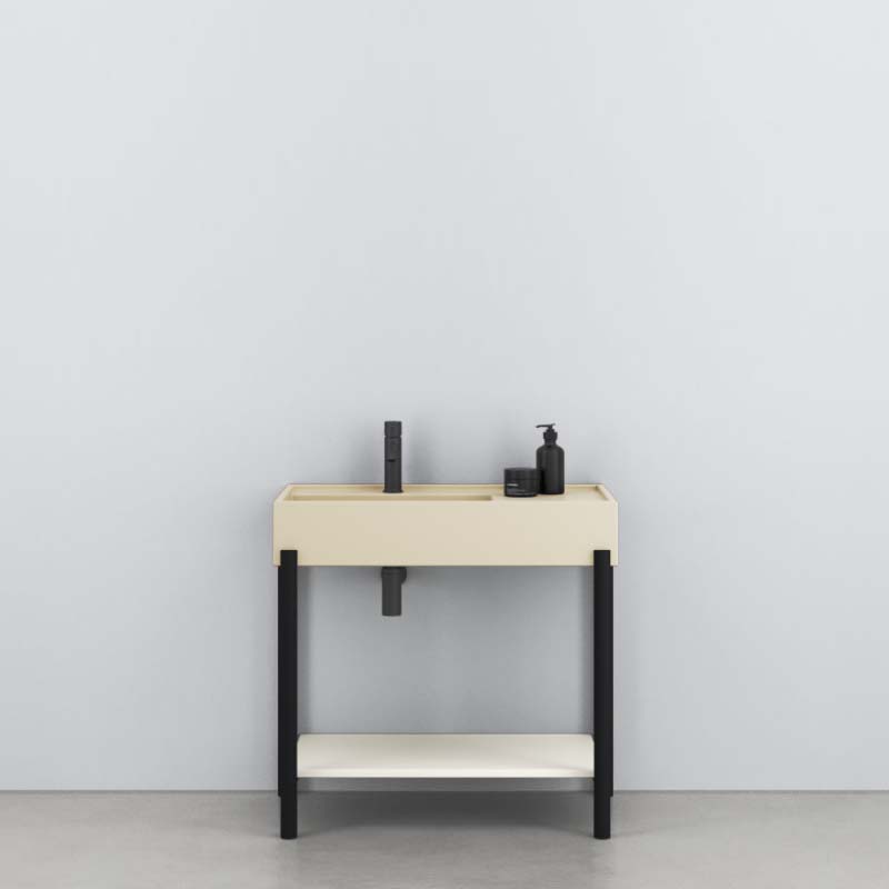 Изображение Cielo Plinio раковина 850х460х160 мм, накладная, без отверстий для смесителя, без перелива