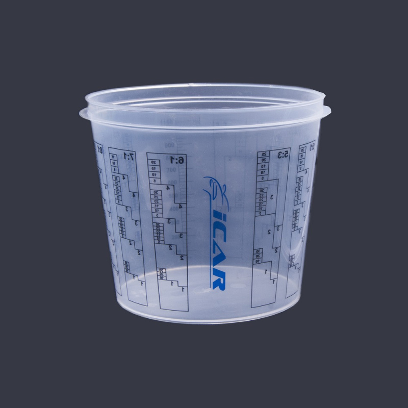 ICAR Ёмкость пластиковая мерная в комплекте с крышкой, объём 1400мл.