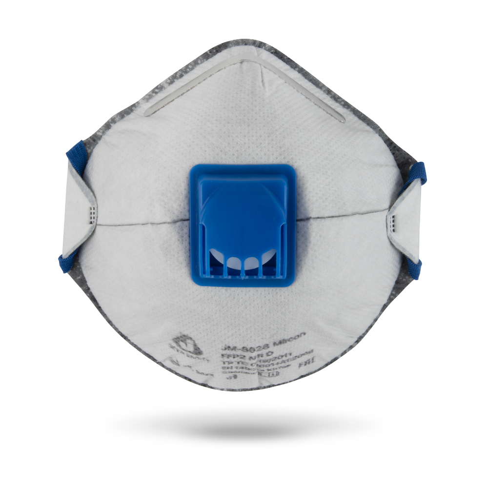 Jeta Safety JM-8628 Чашеобразный респиратор с клапаном и регулировкой оголовья (FFP2 NR D), 10шт.