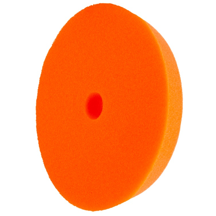 Hanko Полировальный диск средней жесткости 150X25мм. с центральным отверстием для использования с ротор-орбитальной (эксцентриковой) машинкой, оранжевый