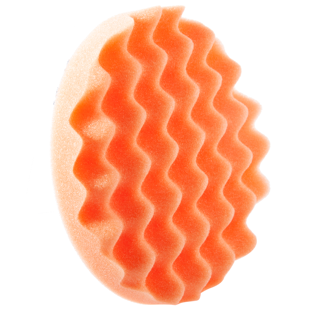 Hanko Жесткий полировальный диск оранжевый (рифленый) 150 мм x 25 мм., в упаковке 2шт.