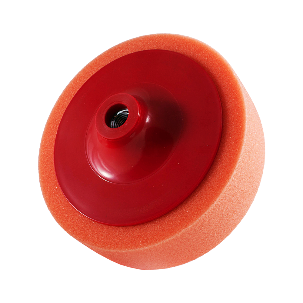 Hanko Полировальный диск средней жесткости (гладкий) РЕЗЬБА М14 150 мм х 50 мм оранжевый