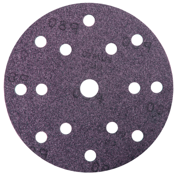 Hanko FC531 Film Ceramic Шлифовальный диск, 15 отверстий, Р120, 150мм., в упаковке 100шт.
