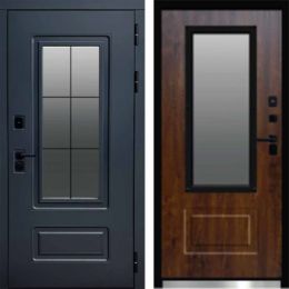 Входная дверь Termo-door Эверест - Дуб с терморазрывом и стеклопакетом