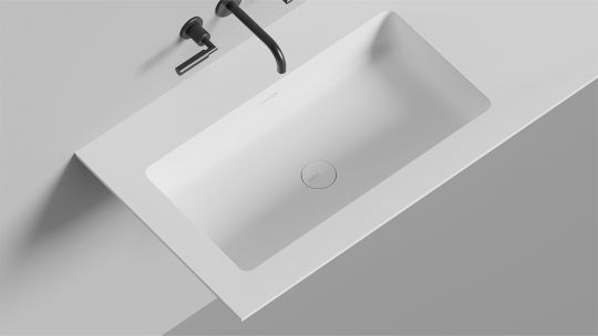 Подвесная раковина Salini Onda Plus без отверстий под смеситель и с донным клапаном 72x34 14022031M схема 10