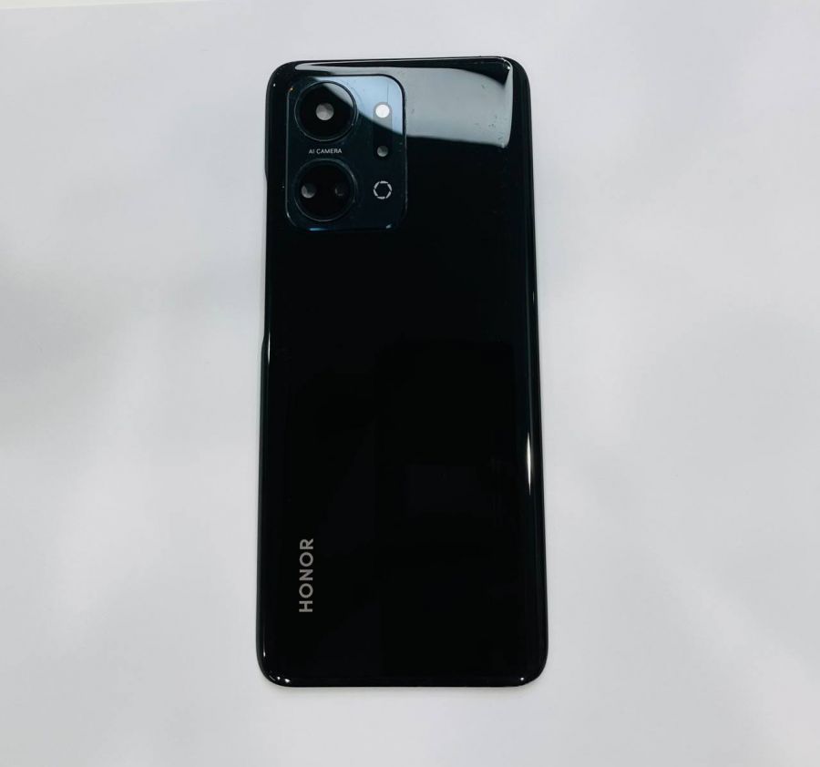HONOR X7A задняя крышка черная оригинал с разбора (с потёртостями)