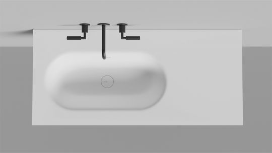 Раковина подвесная Salini Onda Flow Oval без отверстий под смеситель и с донным клапаном 72x34 14022042M схема 7