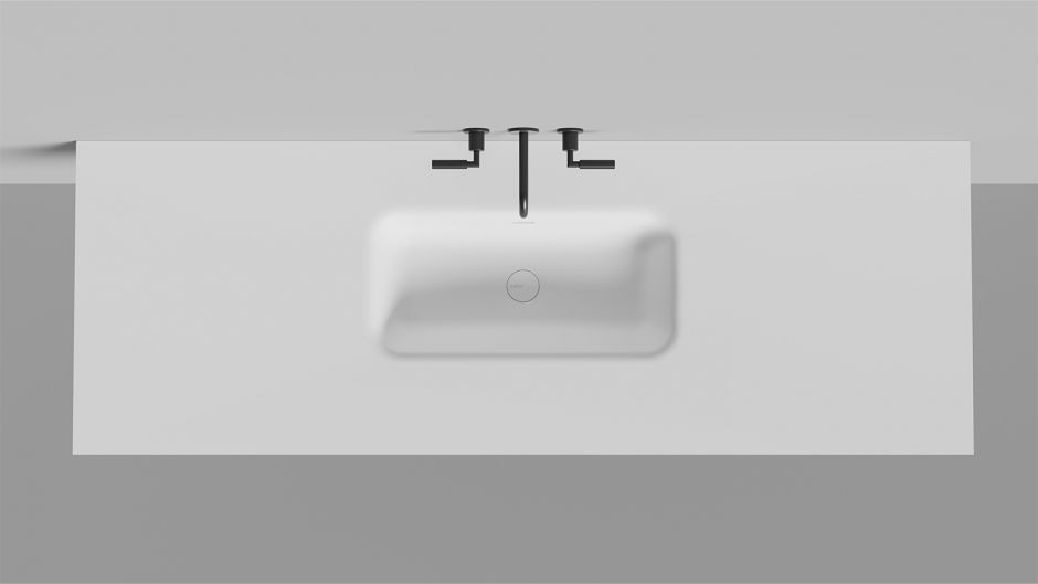 Подвесная раковина Salimi Onda Flow Round 72x34 14022052MN ФОТО