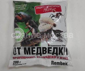 РЕМБЕК от МЕДВЕДКИ, проволочника гранулы 200 г (МосАгро)