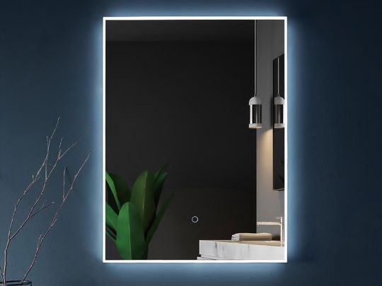 Зеркало UNI-FLOW M-010 80x80 см c подсветкой схема 2